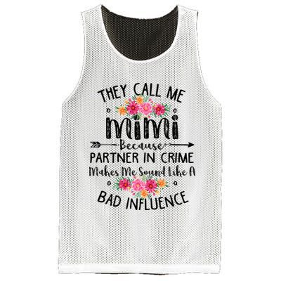 They Call Me Mimi Because Partner In Crime Mesh Reversible Basketball Jersey Tank