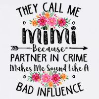 They Call Me Mimi Because Partner In Crime Youth Performance Sprint T-Shirt
