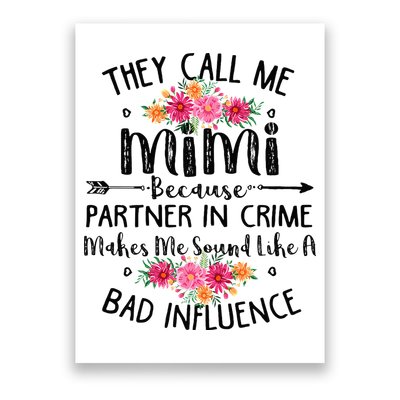 They Call Me Mimi Because Partner In Crime Poster