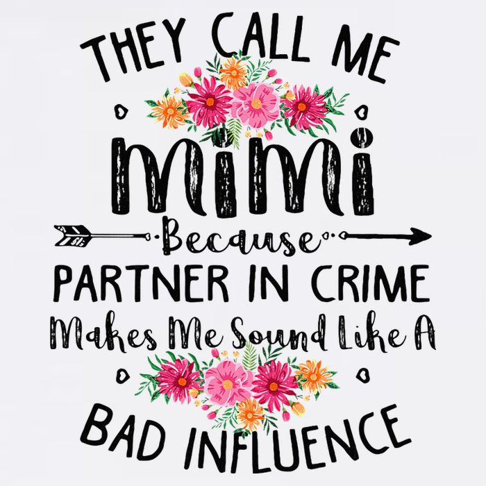 They Call Me Mimi Because Partner In Crime Cropped Pullover Crew