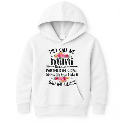 They Call Me Mimi Because Partner In Crime Kids Hoodie