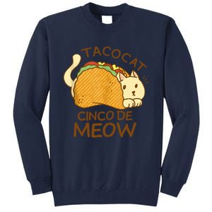 Taco Cat Mexican Cinco De Mayo Tall Sweatshirt