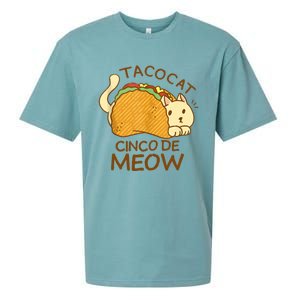 Taco Cat Mexican Cinco De Mayo Sueded Cloud Jersey T-Shirt