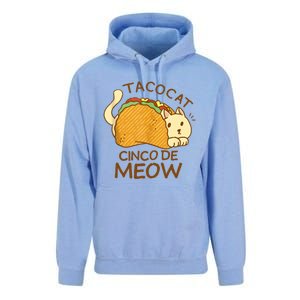 Taco Cat Mexican Cinco De Mayo Unisex Surf Hoodie