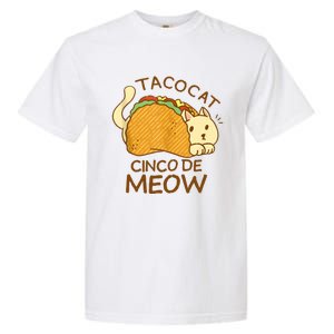 Taco Cat Mexican Cinco De Mayo Garment-Dyed Heavyweight T-Shirt