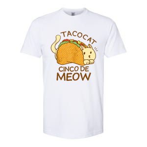 Taco Cat Mexican Cinco De Mayo Softstyle CVC T-Shirt