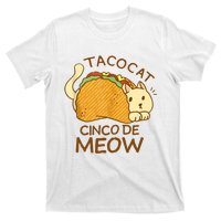 Taco Cat Mexican Cinco De Mayo T-Shirt