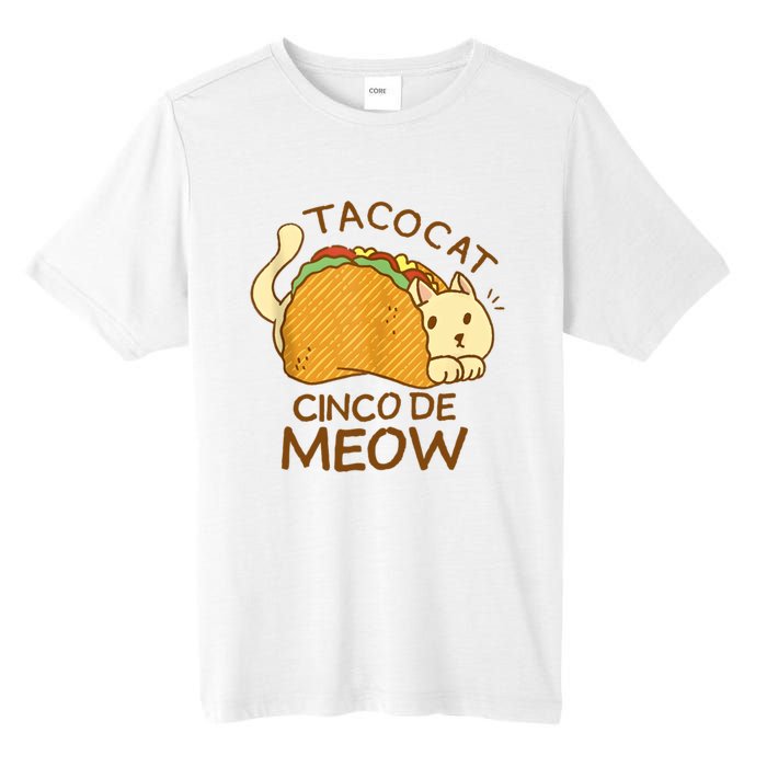 Taco Cat Mexican Cinco De Mayo Tall Fusion ChromaSoft Performance T-Shirt