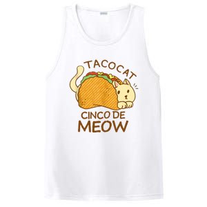 Taco Cat Mexican Cinco De Mayo PosiCharge Competitor Tank