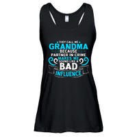 They Call Me Grandma Because Partner In Crime Bad Influence Ladies Essential Flowy Tank