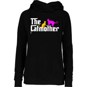 The Cat Mother Mother's Day Cat Owner Cat mom Gifts Womens Funnel Neck Pullover Hood