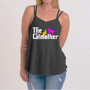 The Cat Mother Mother's Day Cat Owner Cat mom Gifts Women's Strappy Tank