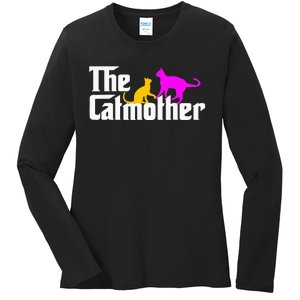 The Cat Mother Mother's Day Cat Owner Cat mom Gifts Ladies Long Sleeve Shirt