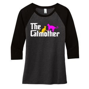 The Cat Mother Mother's Day Cat Owner Cat mom Gifts Women's Tri-Blend 3/4-Sleeve Raglan Shirt