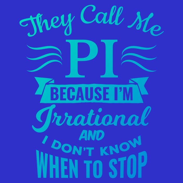 They Call Me Pi Symbol Pi Day Cute Funny Gift Mousepad