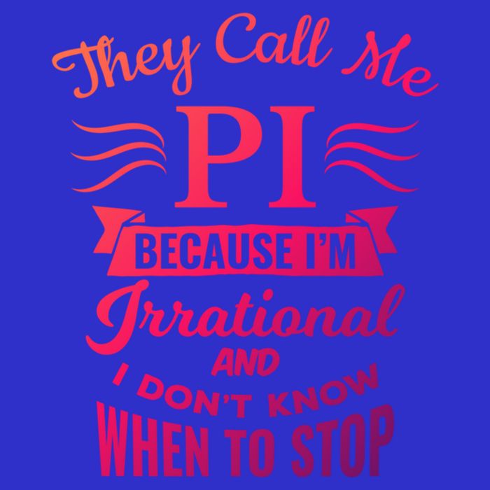 They Call Me Pi Symbol Pi Day Cute Funny Gift Mousepad