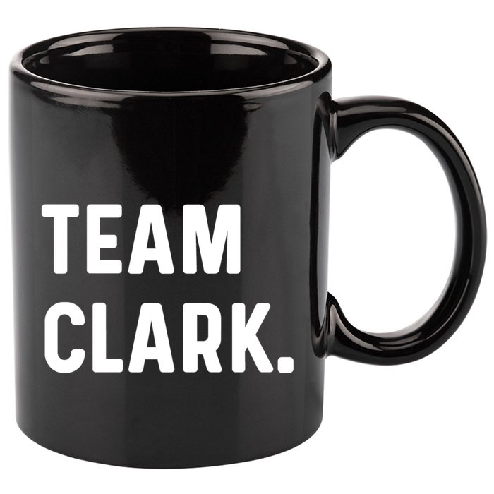 Team Clark Meaningful Gift 11oz C Handle Ceramic Mug