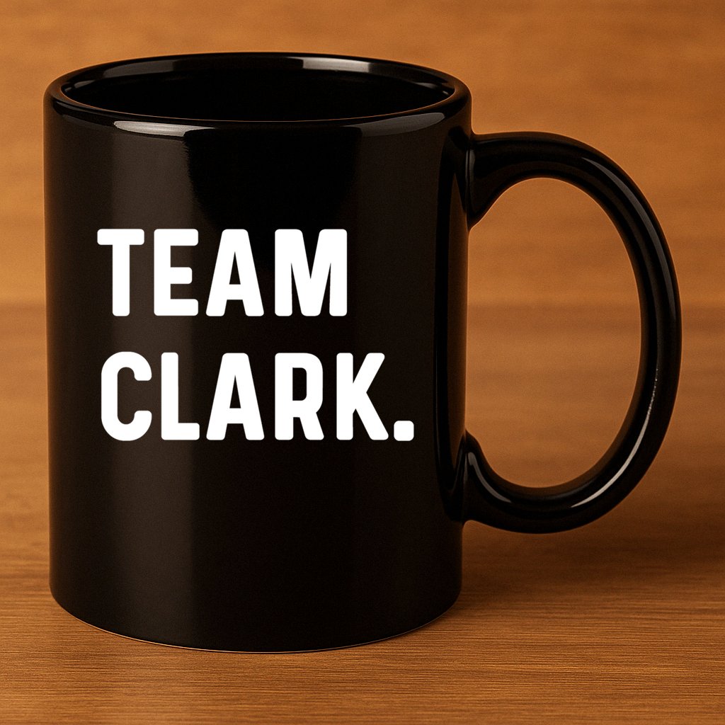 Team Clark Meaningful Gift 11oz C Handle Ceramic Mug