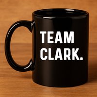 Team Clark Meaningful Gift 11oz C Handle Ceramic Mug