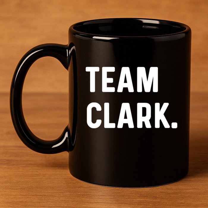 Team Clark Meaningful Gift 11oz C Handle Ceramic Mug