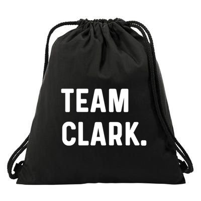 Team Clark Meaningful Gift Drawstring Bag