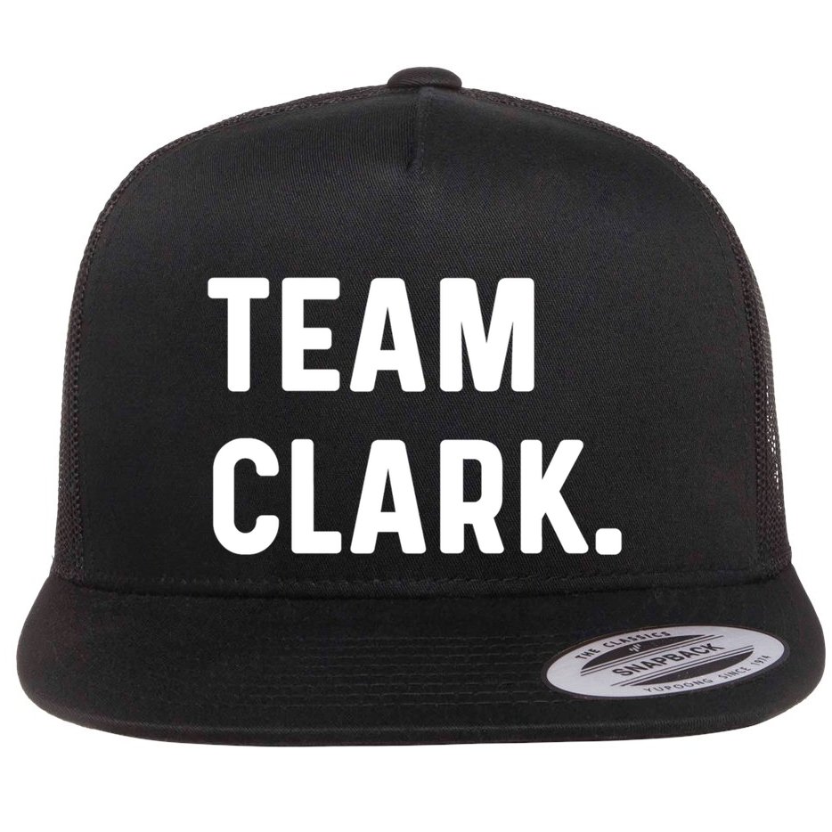 Team Clark Meaningful Gift Flat Bill Trucker Hat