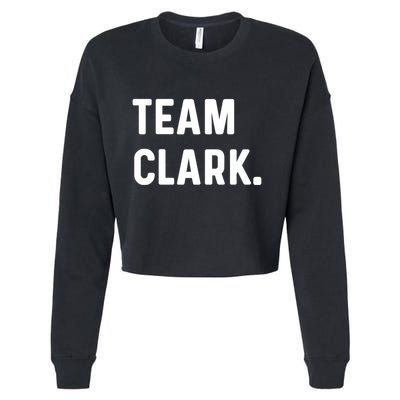 Team Clark Meaningful Gift Cropped Pullover Crew