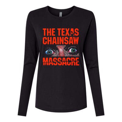 Texas Chainsaw Massacre SallyS Eyes And Jumbo Womens Cotton Relaxed Long Sleeve T-Shirt