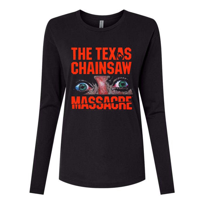 Texas Chainsaw Massacre SallyS Eyes And Jumbo Womens Cotton Relaxed Long Sleeve T-Shirt