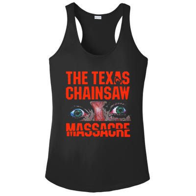 Texas Chainsaw Massacre SallyS Eyes And Jumbo Ladies PosiCharge Competitor Racerback Tank