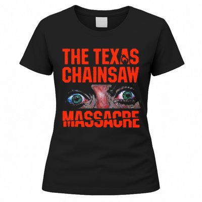 Texas Chainsaw Massacre SallyS Eyes And Jumbo Women's T-Shirt