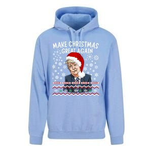 Trump Christmas Make Christmas Great Funny Matching Pajama Gift Unisex Surf Hoodie