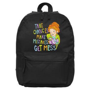 Take Chances Make Mistakes Get Messy Beauty Teacher Gift 16 in Basic Backpack