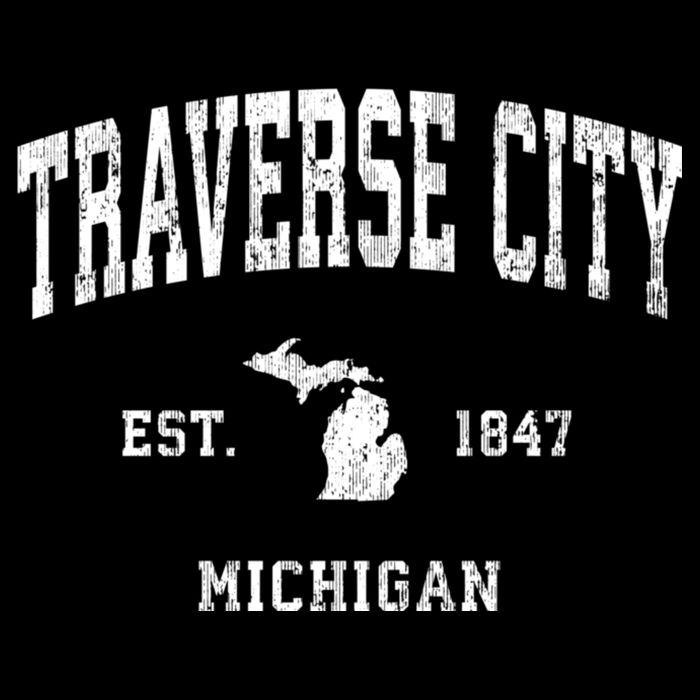 Traverse City Michigan Mi Vintage Athletic Sports Bucket Hat