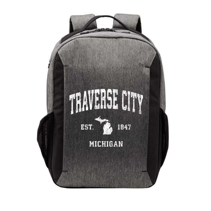 Traverse City Michigan Mi Vintage Athletic Sports Vector Backpack