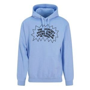 The Constant Mental State Of Losing Your Mum In Tesco Unisex Surf Hoodie