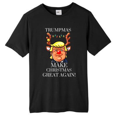 Trump Christmas MAGA Tall Fusion ChromaSoft Performance T-Shirt