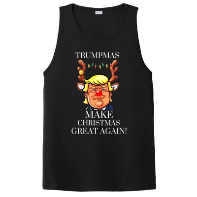 Trump Christmas MAGA PosiCharge Competitor Tank