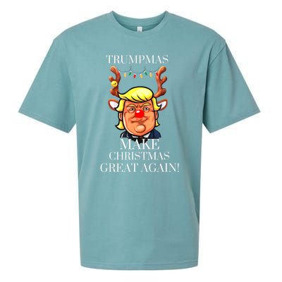 Trump Christmas MAGA Sueded Cloud Jersey T-Shirt