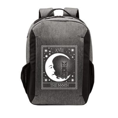 Tarot Card Moon And Cat Graphic Wicca Pagan Witch Halloween Funny Gift Vector Backpack