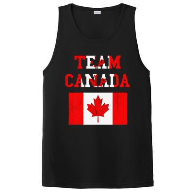 Team Canada Maple Leaf Canadian Soccer Team Canada Flag PosiCharge Competitor Tank