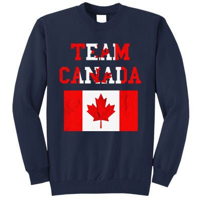 Team Canada Maple Leaf Canadian Soccer Team Canada Flag Tall Sweatshirt