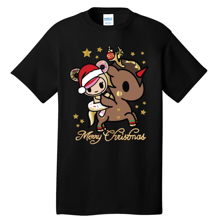 Tokidoki Christmas Merry Christmas Donutella Naughty Or Nice Long Sleeve Tall T-Shirt