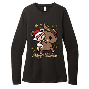 Tokidoki Christmas Merry Christmas Donutella Naughty Or Nice Long Sleeve Womens CVC Long Sleeve Shirt