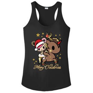 Tokidoki Christmas Merry Christmas Donutella Naughty Or Nice Long Sleeve Ladies PosiCharge Competitor Racerback Tank