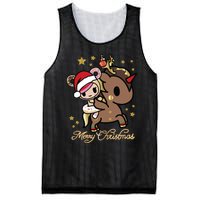 Tokidoki Christmas Merry Christmas Donutella Naughty Or Nice Long Sleeve Mesh Reversible Basketball Jersey Tank