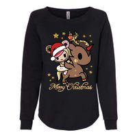 Tokidoki Christmas Merry Christmas Donutella Naughty Or Nice Long Sleeve Womens California Wash Sweatshirt