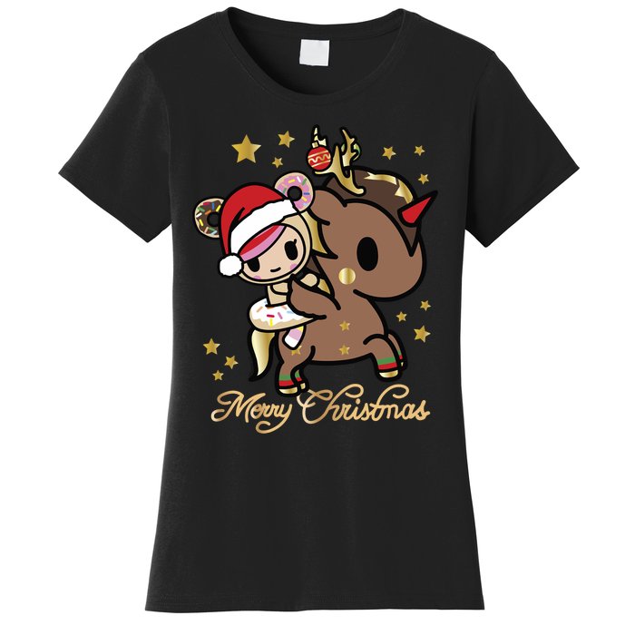 Tokidoki Christmas Merry Christmas Donutella Naughty Or Nice Long Sleeve Women's T-Shirt