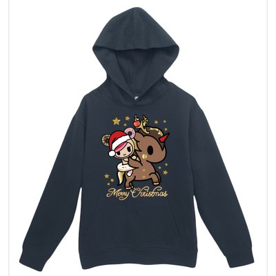 Tokidoki Christmas Merry Christmas Donutella Naughty Or Nice Long Sleeve Urban Pullover Hoodie