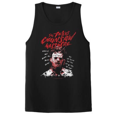 Texas Chainsaw Massacre Leatherface Word Crown PosiCharge Competitor Tank